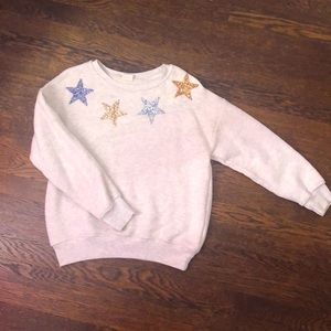 Zara sweatshirt with stars